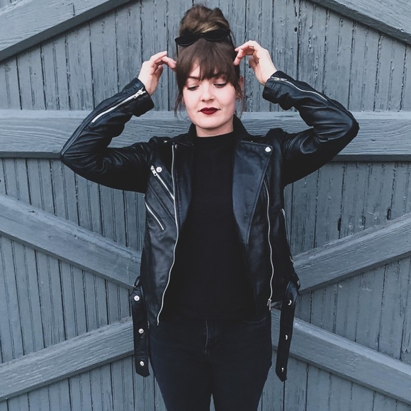 Jackets & Blazers - Black Leather Jacket